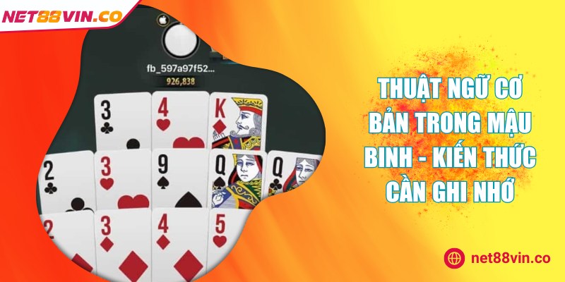 thuat ngu co ban trong mau binh