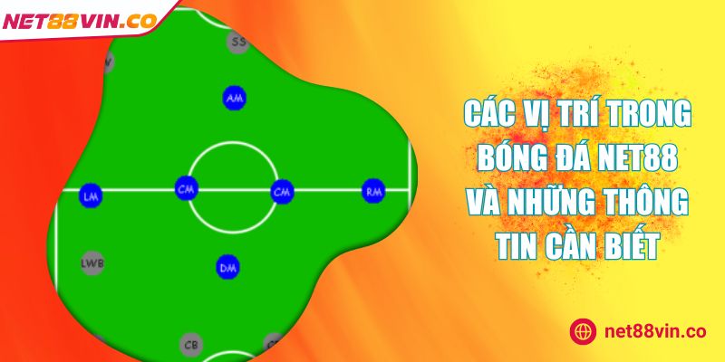 các vị trí trong bóng đá NET88